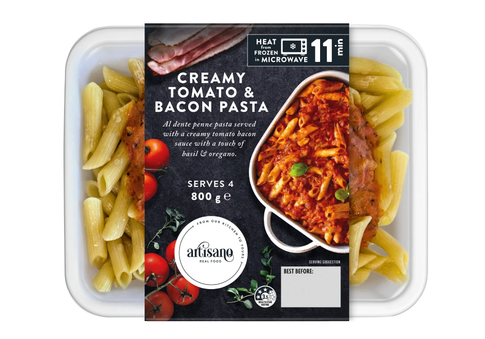 Creamy Tomato & Bacon Pasta 800g packet